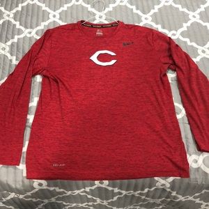 Nike dri-fit Cincinnati Red’s long sleeve